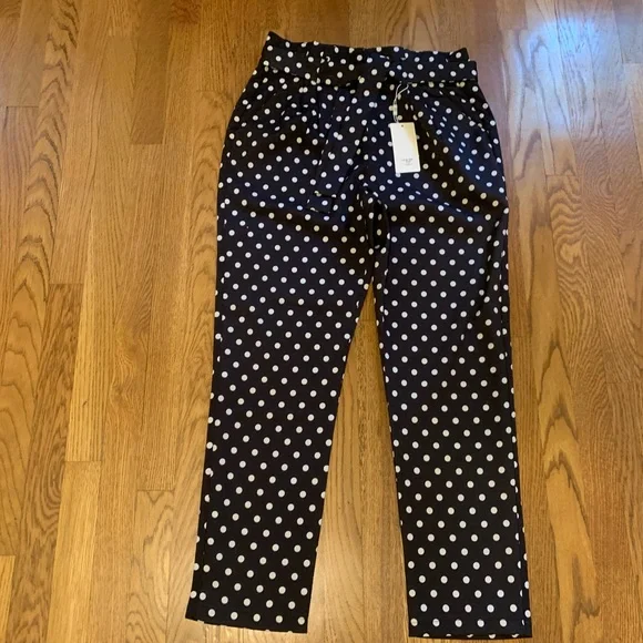 NWT Polka dot black pants size L - Picture 8 of 8